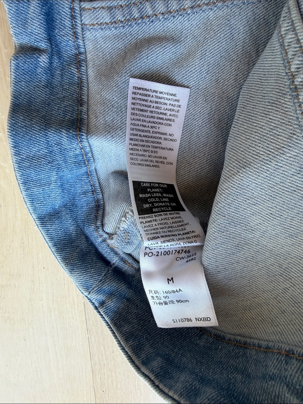 Levi's Light Blue Denim Button-Front Tank Top - Picture 5 of 6